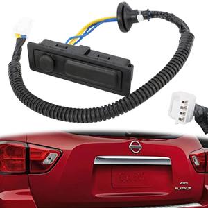 Rear Liftgate Trunk Open Release Switch Compatible for Nissan Pathfinder 2014-2019 Replace Tailgate Lid Switch 25380-3JA0A