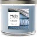 Yankee Candle Warm Luxe Cashmere, Fall Scented Candle, 14.5oz 3-Wick Candle Jar with up to 40 Hours Burn Time