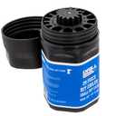 Drill America Empty Drill Bit Index/Case, Holds 29 Sizes, Round Plastic Bit Cooler, 1/16-1/2 by 64ths