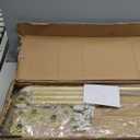 HOMEKAYT 48'' Industrial Pipe Shelving Floating Wall Shelves 2 Tier Gold Shelves Multiple Use for Kitchen, Bedroom,Living Room,Bathroom