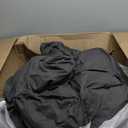Grey Goose Feather Down Comforter King Size, Premium All Season Duvet Insert, 750+ Fill Power 1200TC Cotton Blend Fabric Hotel Style Comforter, 50 Oz Lightweight (106x90, Dark Grey)