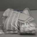 10Pcs Joymoop Mop Replacement Pads, 13 * 4.9'' Universal Mop Pads Mop Head Refills Washable Wet Mop, Compatible with Most 11-13 Size Mops (White)