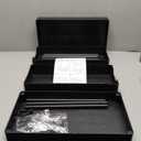 DEKAVA Under Sink Organizer 2 Pack, Bathroom Cabinet Organizer, 2 Tier Sliding Cabinet Basket Organizer Drawer, Multi-Purpose Bath Collection Baskets for Bathroom (Black)