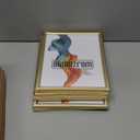 8x10 Picture Frame - Set of 5, Matte Gold 8 x 10 Photo Frame with High-Definition Glass, Modern 8x10 frame for Tabletop or Collage Wall, Perfect Christmas Frame