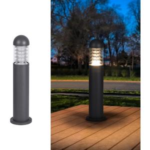 31.5" Outdoor Pathway Lights Wired, AC 100-240V Landscape Path Lights, IP65 Waterproof Driveway Lighting, 3000K LED Bollard Light, Modern Bollard Landscape Lighting for Sidewalk Lawn Garden