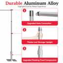 EMART 10x10ft Heavy Duty Backdrop Stand Kit, Adjustable Pipe and Drape Photo Booth Frame for Wedding, Party, Christmas, Birthday Decorations