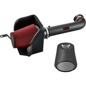 EVIL ENERGY Cold Air Intake Compatible for 2012-2018 Jeep Wrangler JK 3.6L, Increases Horsepower, Towing Performance & Acceleration, Includes Heat Shield & Pre-Filter, Black