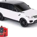 CMJ RC Cars: Range Rover - White - 1:24 Scale, Remote Control Radio SUV Vehicle, 2.4 Ghz, LED Headlights, Indoor-Outdoor Racing Toy, Licensed Model
