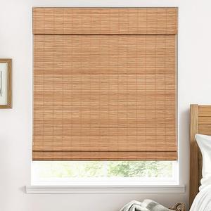 UNISHADES Blackout Cordless Bamboo Roman Shades 34 3/4×64 in Papara Carbon
Upgrade Backing Fabric, UV Protection, Protecting Privacy, room darkening