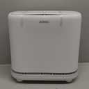 Bathroom Trash Can with Lid, Vacuum Adsorption Small Garbage Can 3.2 Gallon Press Top Lid Trash Bin with Legs Waterproof Waste Basket for Bathroom Bedroom Office Home RV (White)