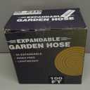 100FT Garden Hose w/10 Function Spray Nozzle, 2026 Ultra Lightweight Water Hoses, 3/4" Brass Connectors- Durable, Lightweight & Flexible Water Pipe for Outdoor & Gardening(Black Rose gold)