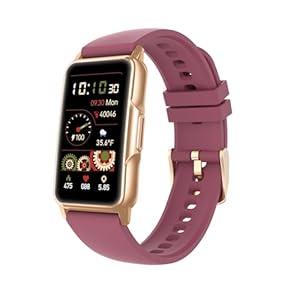 Smart Watch Health Fitness Tracker with 24/7 Heart Rate, Blood Oxygen Blood Pressure Sleep Monitor, 115 Sports Modes, Step Calorie Counter Pedometer IP68 Waterproof for Android and iPhone Women Men, Bordeaux