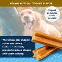 American Kennel Club Dentacare Yogurt and Peanut Butter Dental Dog Treats, Naturally Flavored, Good for Dog Dental Health, 20 Count (EXP 11/18/27)