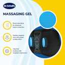 Dr. Scholl's Adjustable Compression Back Support with Massaging Gel, Breathable Fabric, Shock-Absorbing Back Brace, Built-in Gel Padding & Support (L/XL)