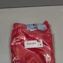 decorUhome Spring Throw Pillow Covers 18x18 Inch Set of 2, Soft Plush Faux Fur Wool Red Accent Couch Pillow Covers for Modern Farmhouse Bed Sofa Living Room