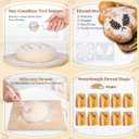 Sourdough Starter Kit, Sourdough Bread Baking Supplies, Sour Dough Starter Kits, Pink Sourdough Kit, Baking Gifts for Women, Bread Proofing Basket, Sour Dough Bread Making Kit Tools Baking Set