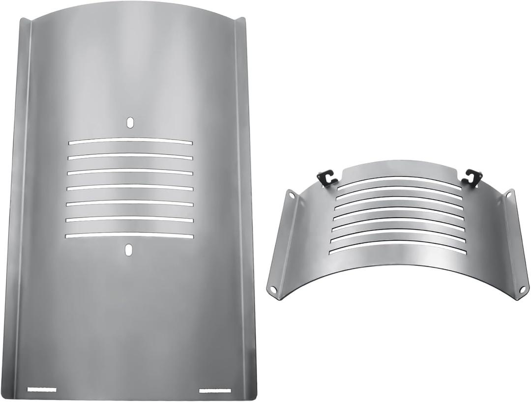 Flame Broiler Kit for Pit Boss PB820 PB850 Series Pellet Grills with Slide Cover and Bottom, Smoker Grill Replacement Parts for Pit Boss PB820D3, PB850PS2, PB850G, PB850CS1, PB820ME, Sportsman 820 etc