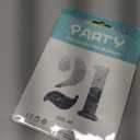 40 Inch Silver 21 Number Balloons Giant Jumbo Huge 12 or 21 Foil Mylar Helium Number Digital Balloons Silver Birthday Mylar Digital Balloons 12th 21st Birthday Anniversary Events Party Decorations