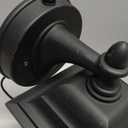 EDISHINE 2 Pack Outdoor Porch Light, Dusk to Dawn Exterior Lighting Fixtures, Modern Outdoor Wall Lights Fixture, Clear Water Ripple Glass, Anti-Rust Waterproof for Front Door Garage Patio, Black