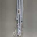 FVONZON Tension Curtain Rod White Spring Tension Curtain Rods 26-39 inch 2Pack Adjustable Spring Rods Extendable Tension Rod For Closet, Window, Kitchen,Bookshelf,Bathroom