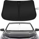 Car Windshield Sun Shade Compatible with 2018 2019 2020 2021 2022 2023 2024 2025 2026 Chevy Equinox Accessories Windshield Cover Foldable Front Window Sunshade Custom Sun Visor Blocks UV Rays