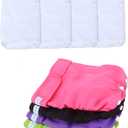 Teamoy Reusable Female Dog Diapers with Inserts (Pack of 4), Doggie Diaper Liners Period Pants for Dogs in Heat & Incontinence, Super-Absorbent, M (M(Fit 14"-20" Waist))