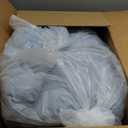 UNIKOME King Size Comforter Set Light Blue - Ultra Soft Boho Pintuck Down Alternative Bedding Set for All Seasons, 3 Pieces Lightweight Warm Pinch Pleat Bed Set with Comforter, 2 Pillowcases