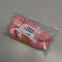 Dog Shoes for Small Dogs, Double Binding Straps Puppy Boots & Paw Protectors for Summer Hot Pavement, Winter Snow, Dog Booties with Anti-Slip Rubber Soles for Beach Hardwood Floor Pink Size 2 (Siez 2: Width 1.29 Inche for 6-12 Lbs)