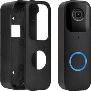 Adhesive Door Mount Compatible with Blink Video Doorbell (2021-1st Gen), No-Drill Mounting Bracket, Not for Blink Video Doorbell (2025-2nd Gen), Accessories for Your Security System - Black