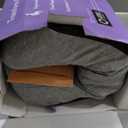 C CUSHION LAB Patented Pressure Relief Seat Cushion for Long Sitting Hours on Office/Home Chair, Car, Wheelchair - Extra-Dense Memory Foam for Hip, Tailbone, Coccyx, Sciatica - Light Grey (Gray)