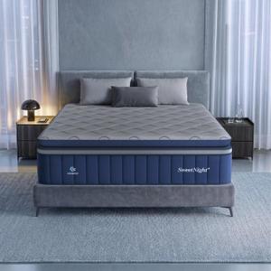 Sweetnight CoolNest Hybrid King Size Mattress 14 Inch, Cooling Pillow Top
Cool Night Sleep for Hot Sleeper, 7-Zone Ergo Support for Pressure Relief, 4 Stage Cool Enhanced Breathability, Medium Firm
Amazon's Choice