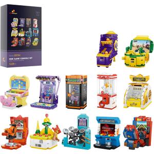 JMBricklayer Friend Game Console Building Set 20134,12 in1 Mini Game Console Collectible Model Building, Christmas Party Favors for Goodie Bags, Classroom Prizes, Birthday Gifts for Girls Boys