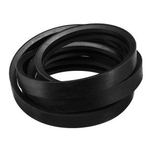 uxcell 2/B140 Classic Wrapped 2 Banded/2 Ribs V-Belt, 142" Outside Circumference Wrapped Industrial Rubber V-Belt B Profile V-Belt for Industrial Machinery Equipment, Black