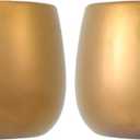 2 Pack Electroplating Succulent Plant Pots Small Ceramic Flower Pots
