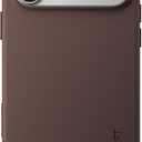 MOFT for iPhone 17 Pro Max Case- MOVAS Snap Case, MagSafe Compatible, Soft-Touch Vegan Leather, Classic Minimalist Design, Lightweight, Stain-Resistant & Camera Protection, Brownie