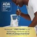 Waterpik Aquarius Water Flosser For Teeth Cleaning, Gums, Braces, Dental Care, Electric Power With 10 Settings, 7 Tips For Multiple Users And Needs, ADA Accepted, White WP-660, Packaging May Vary