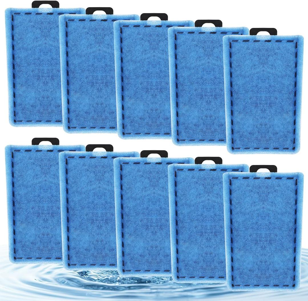BOXOB 10pcs Rite-Size E Filter Cartridges Replacement for Marineland Emperor PRO 450 280 400, Aquarium Filter Accessories for Fish Tank Multi-Stage Filtration