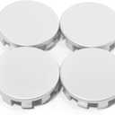 RTrhinotuning 4 PCS 66.6 mm Wheel Center Caps Compatible with 2004-2021 X Series 2006-2021 3 Series 2008-2020 5 Series 36136783536, OD: 2.62 in / 66.6 mm ID: 2.54 in / 64.5 mm Sliver Hub Caps (Silver)