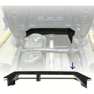 TRUKVORA Front Fuel Tank Crossmember Fit for 07-14 Silverado Sierra 1500 Extended & Crew Cab Only, Front Gas Tank Crossmember, Weld-On 11GA E-Coated Steel, Frame Rust Repair for Chevy and GMC