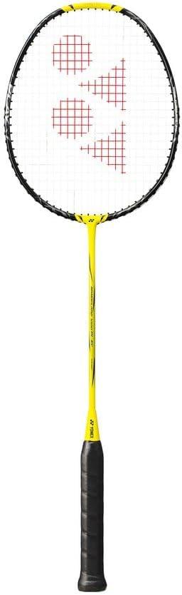 YONEX NANOFLARE 1000 Play Badminton Racquet|4U 5G|Lightning Yellow|Smash Speed|Medium Stiff|AERO Frame|Explosive Sonic Flare System|Head Light| Developed by Japan