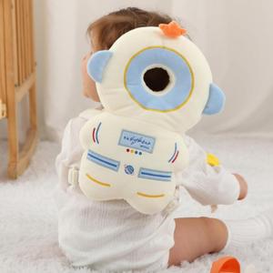 Baby Head Protector Backpack -Soft & Lightweight Pads - Prevents Bebes Backward Fall Astronauts Plush Stuffed