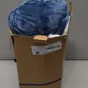 Bedsure GentleSoft Sherpa Fleece Throw Blanket Twin Size for Couch - Thick and Warm Throw for Women and Men, Soft Fuzzy Plush Twin Blanket for Winter, Slate Blue, 60x80 Inches