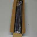 Shower Curtain Rod Adjustable 43-78 inch, 1"Diameter Spring Tension Curtain Rod No Drill, Anti-Rust Non-Slip Shower Rod, Black Shower Curtain Rod for Bathroom Tension