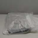 Lunch Tote Bag for Women 17.3 Inch Laptop Bag with Insulated Lunch Compartment Leather, Quilted Computer Tote, Quilted Work Bag for Office, Teacher, Commuter (Black)