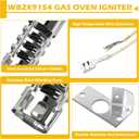 Upgrade WB2X9154 WB13K10027 Gas Range Oven Stove Round Ignitor Compatible with GE Oven Ignitor Replacement WB13K3 WB13K1 PS243425 AP2014008 GR403 WB13K4 4342528 XL44 Round Gas Stove Igniter