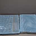 Marbrasse 2 Pack Desk Organizer with Handle, 6 Tier Paper Letter Tray, Mesh Desk File Organizer for Office, School and Home - Blue