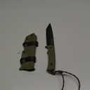 Dragon Creek Fixed Blade Knife - Full Tang Handle Green