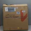 WOWLIVE Double Laundry Hamper with Lid, Rolling Laundry Basket with Wheels, 115l