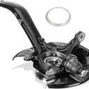 Front Right Steering Knuckle & Wheel Bearing Hub Assembly Compatible with Honda Accord 2008-2012, for Acura TSX 2009-2014, Replace for 698446 LK052 44300TA0A61, Passenger Side