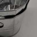 2 Pack Galvanized Ice Bucket 4 Gallon Galvanized Tub Ice Bucket for Parties Metal Beverage Buckets with Handles Beer Champagne Vintage Buckets for Cocktails Mimosa Bar Supplies with Scoops (Silver)